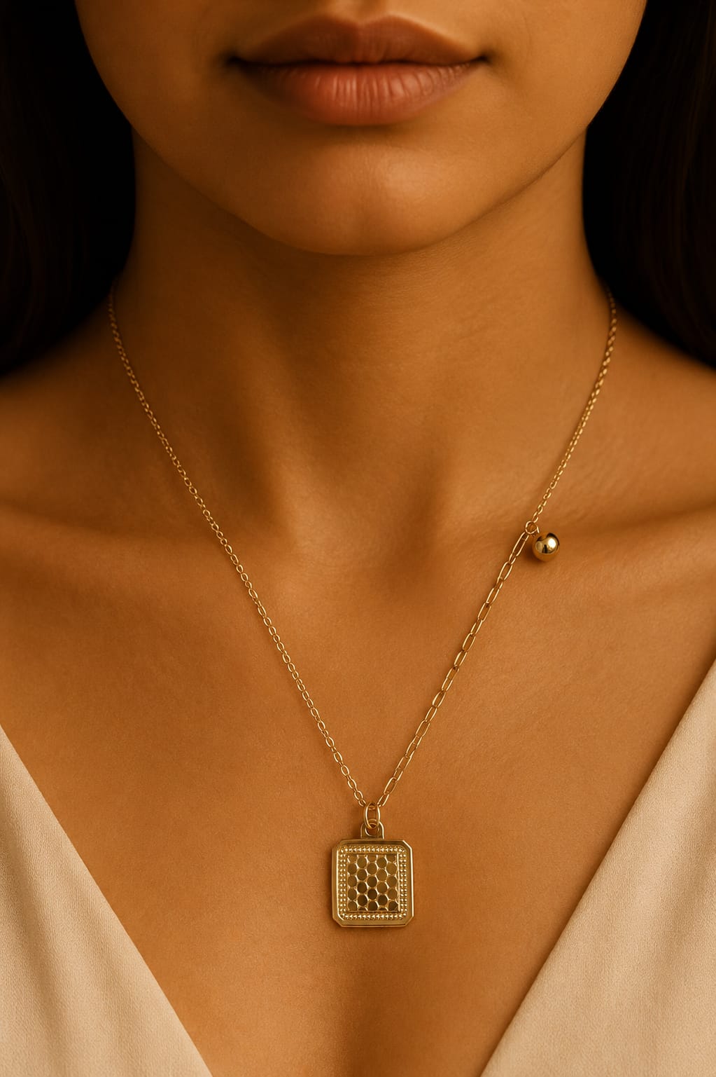 Golden Hive Pendan
