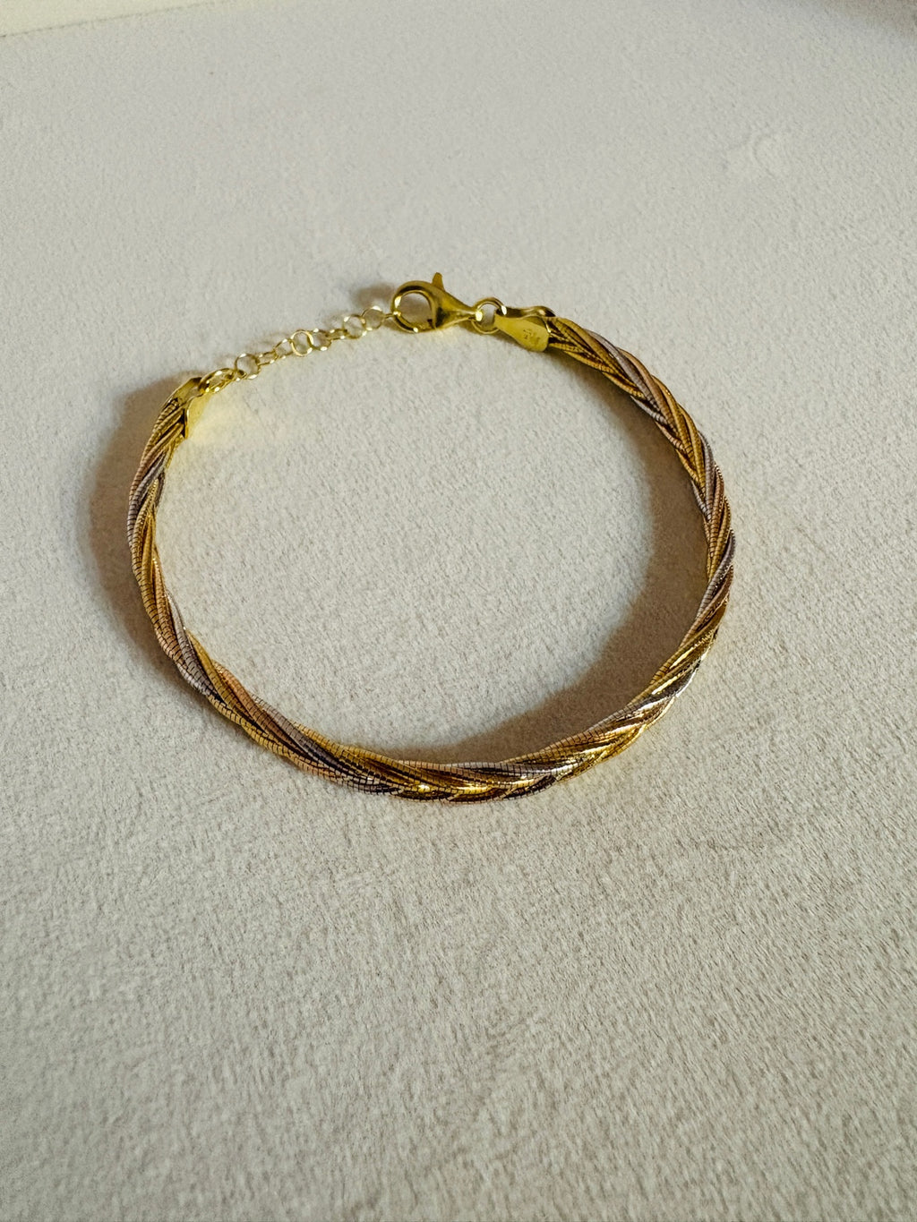 Twisted Mesh Tricolour Bracelet