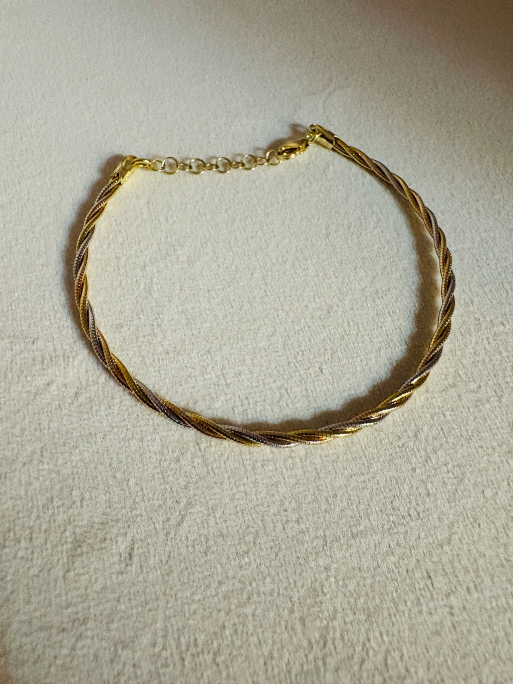 Twisted Mesh Tricolour Bracelet