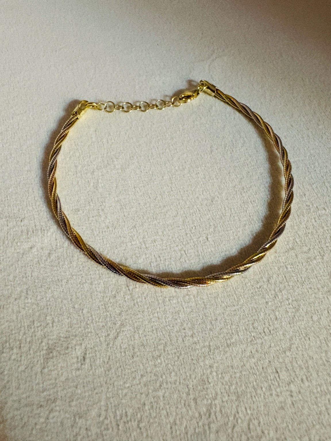 Twisted Mesh Tricolour Bracelet