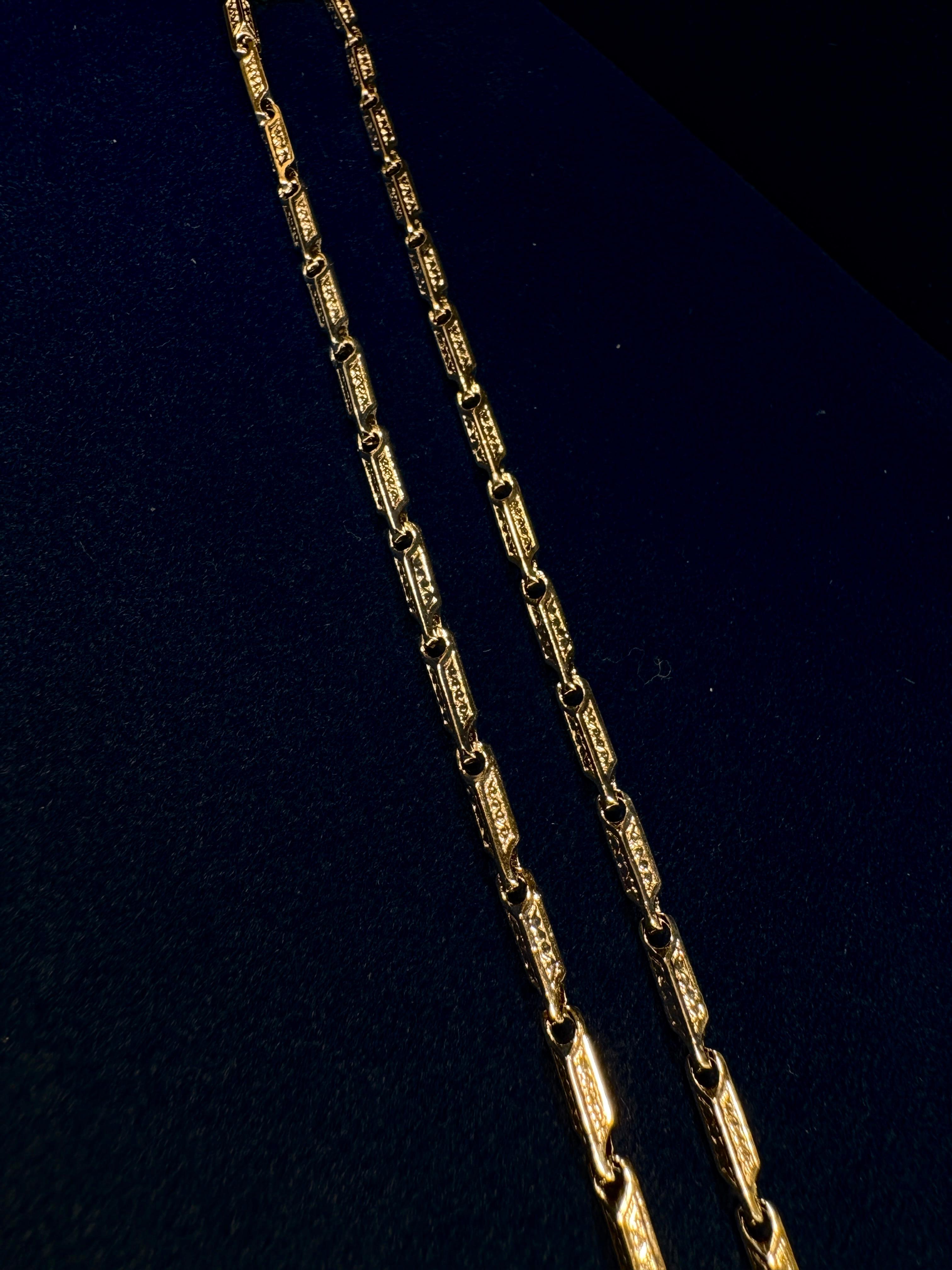 Men’s  Silver Boxy Link Chain