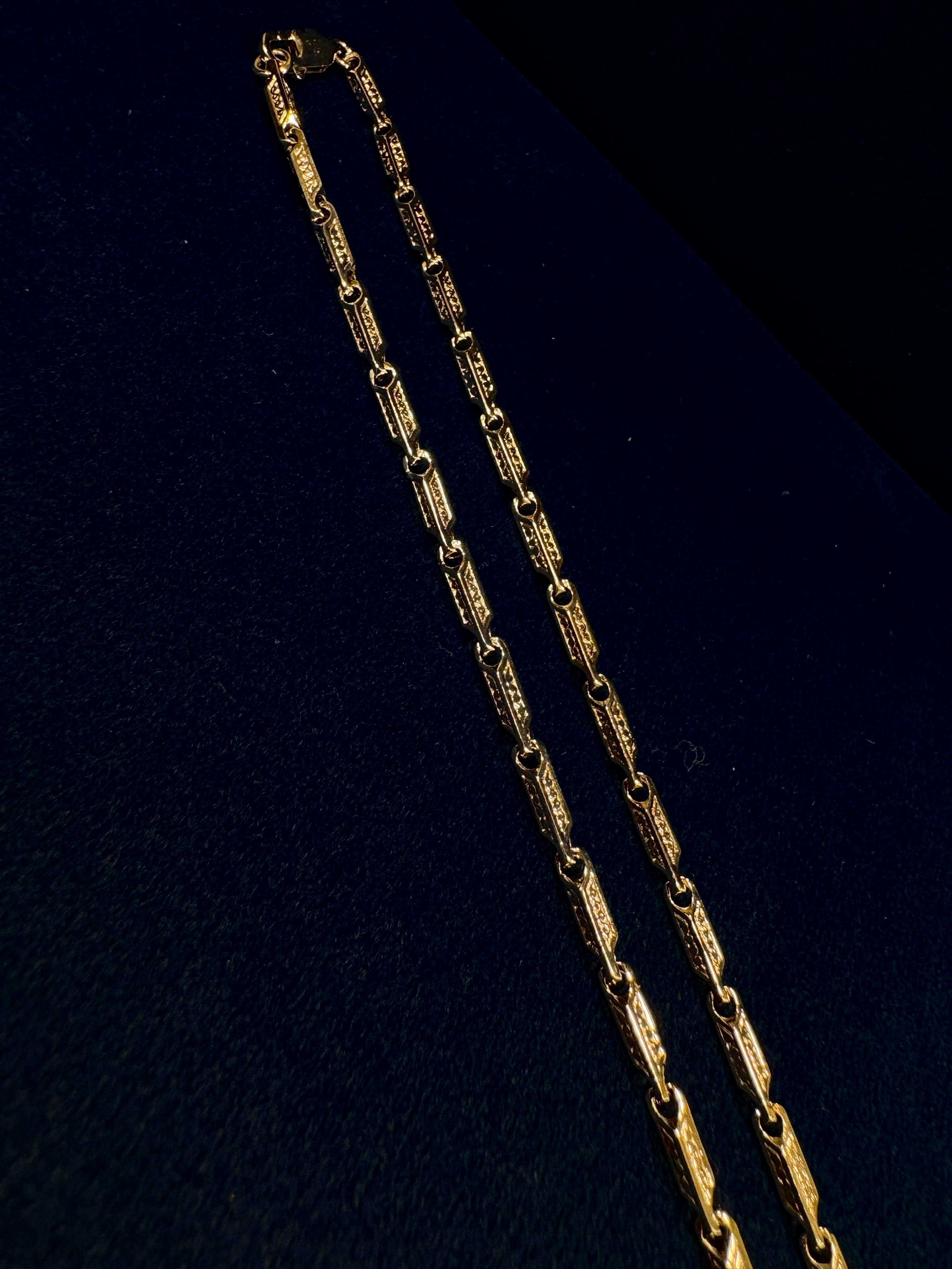 Men’s  Silver Boxy Link Chain