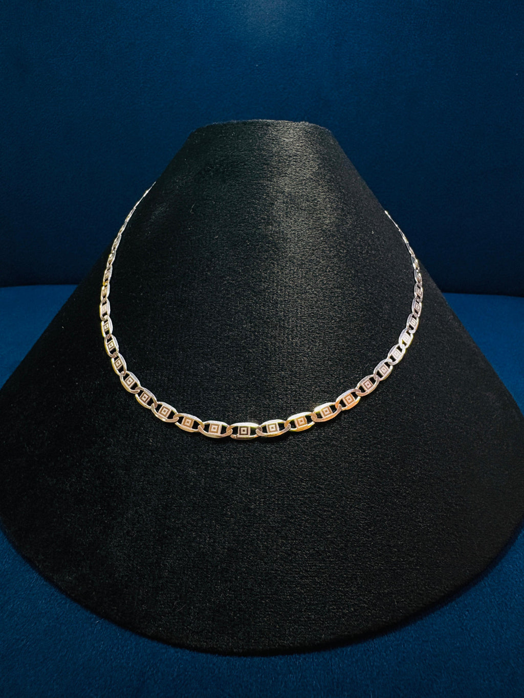 Silver Flat Nawabi Chain – 20"