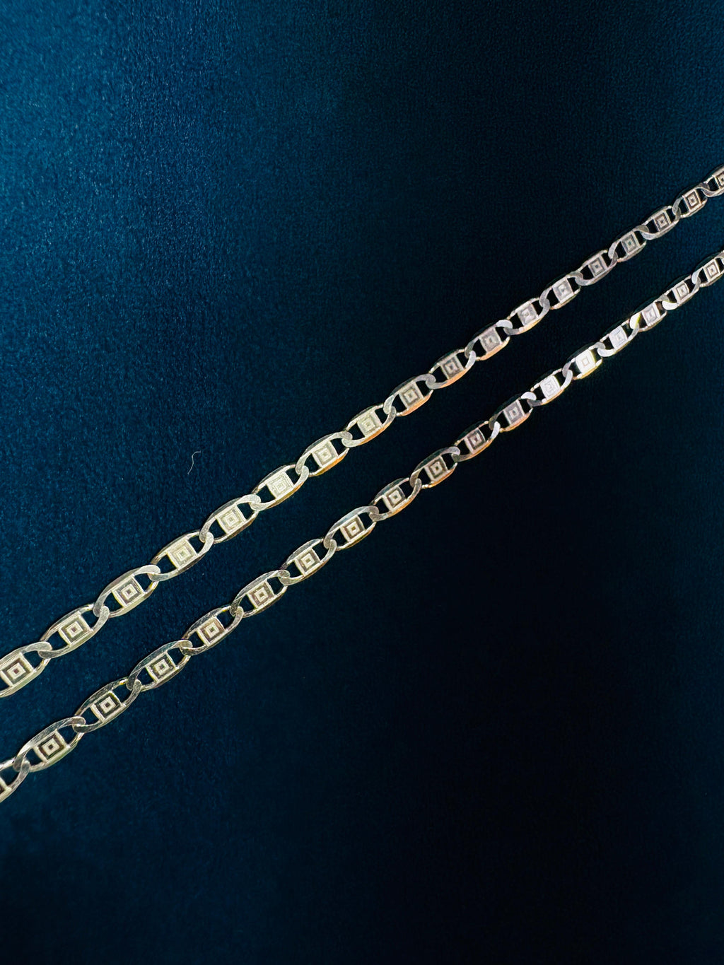 Silver Flat Nawabi Chain – 20"