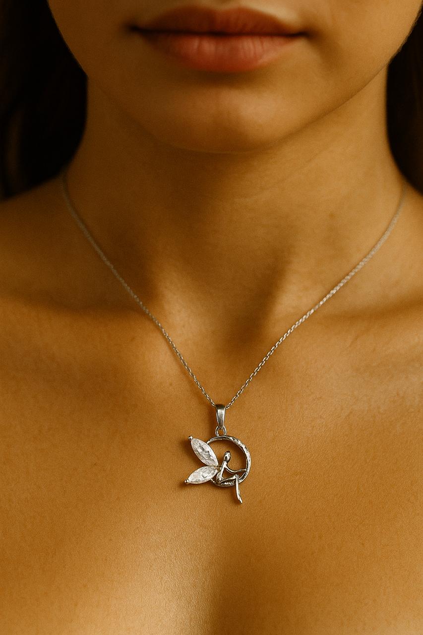 Silver Forest Nymph Pendant