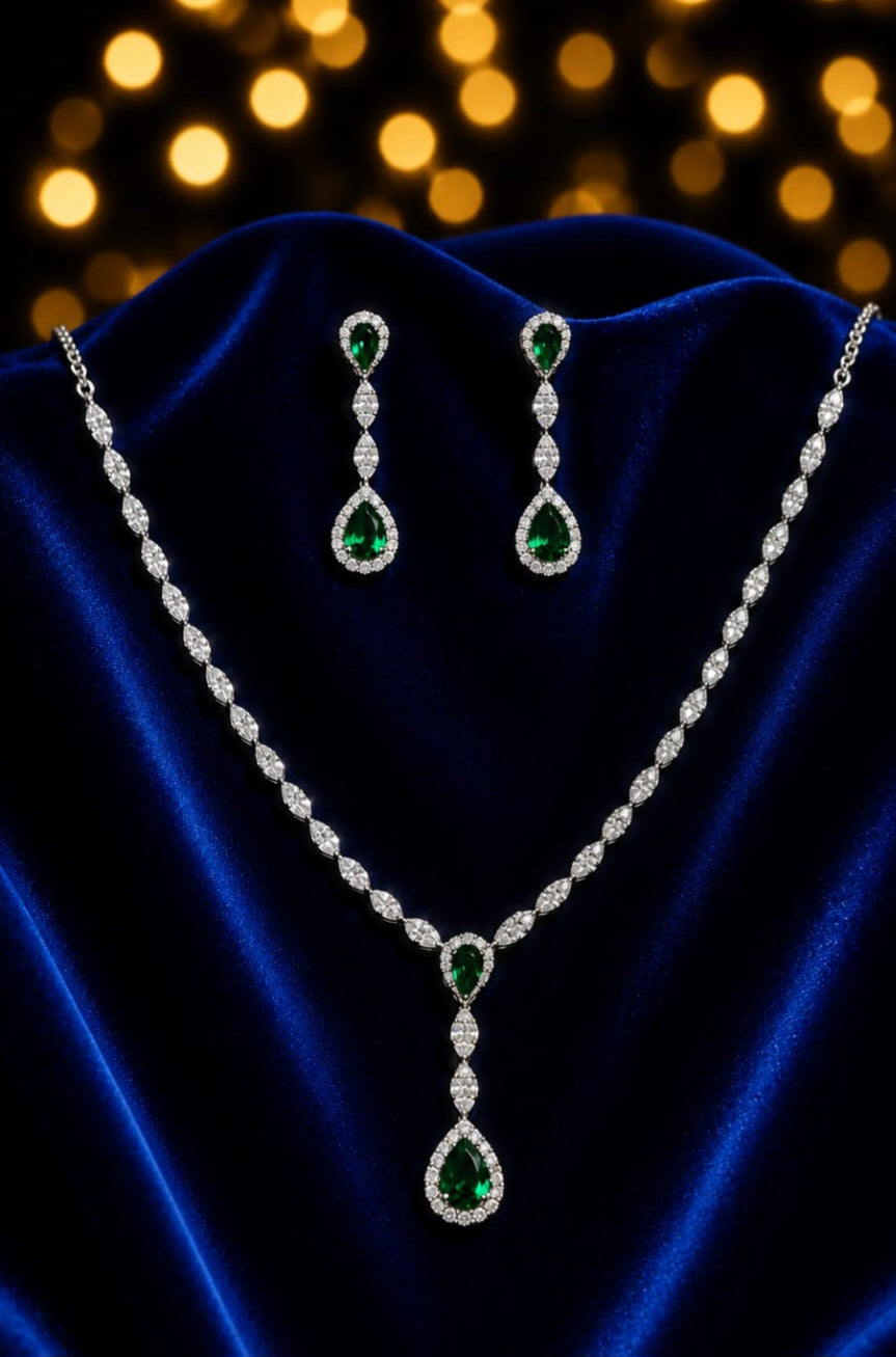Green Majesty Necklace Set