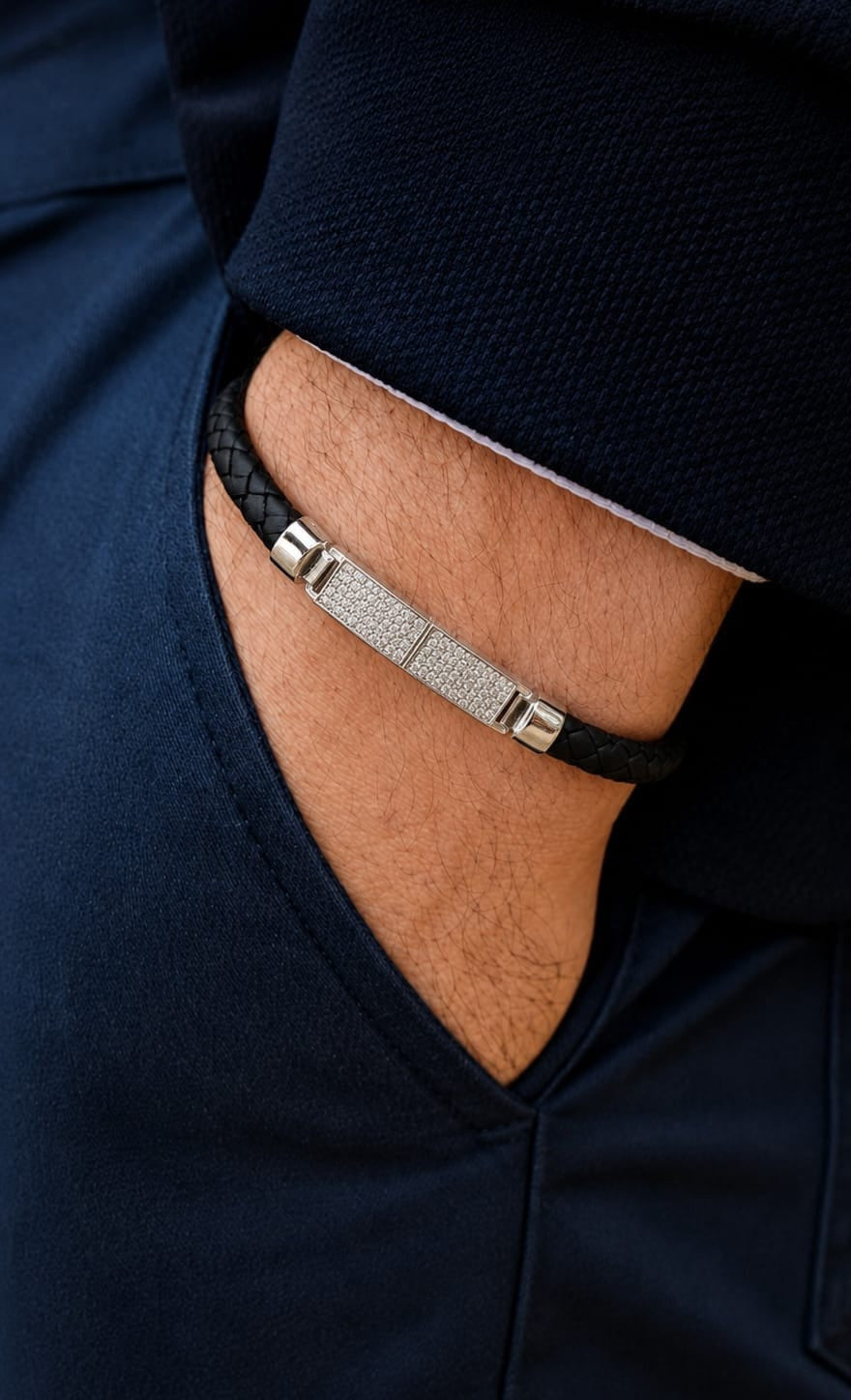 Infinity Leather Bracelet