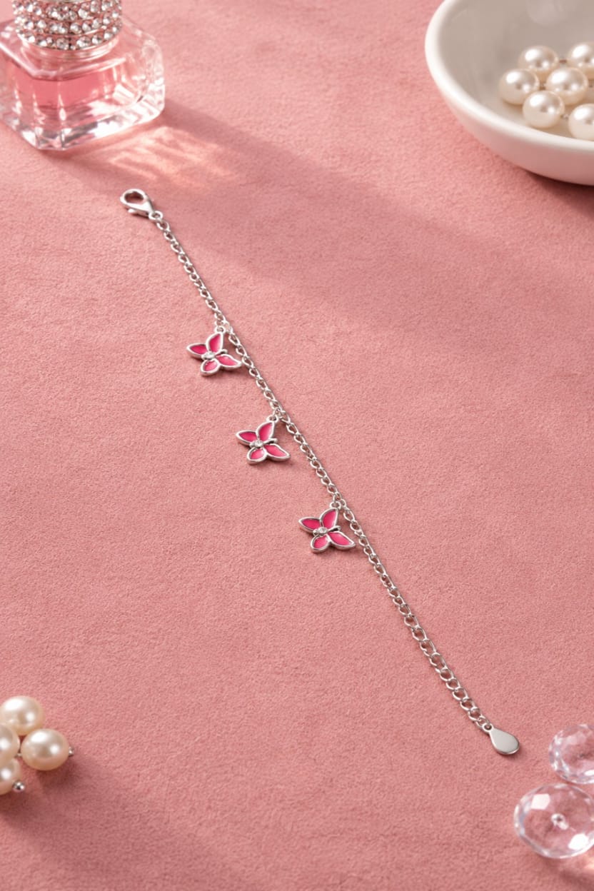 Butterfly Bloom 925 Bracelet
