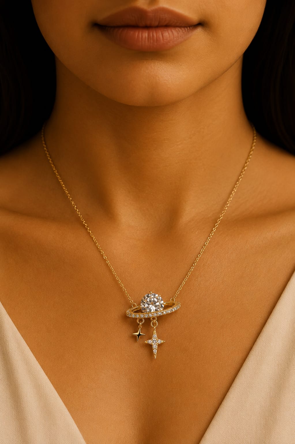 Starlight Orbit Pendant