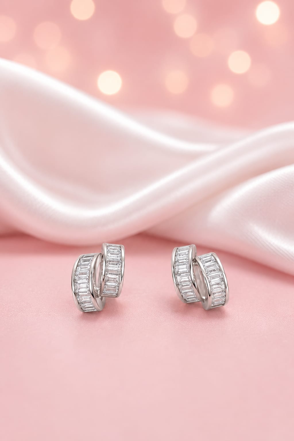 Luxe Loop Silver Earrings