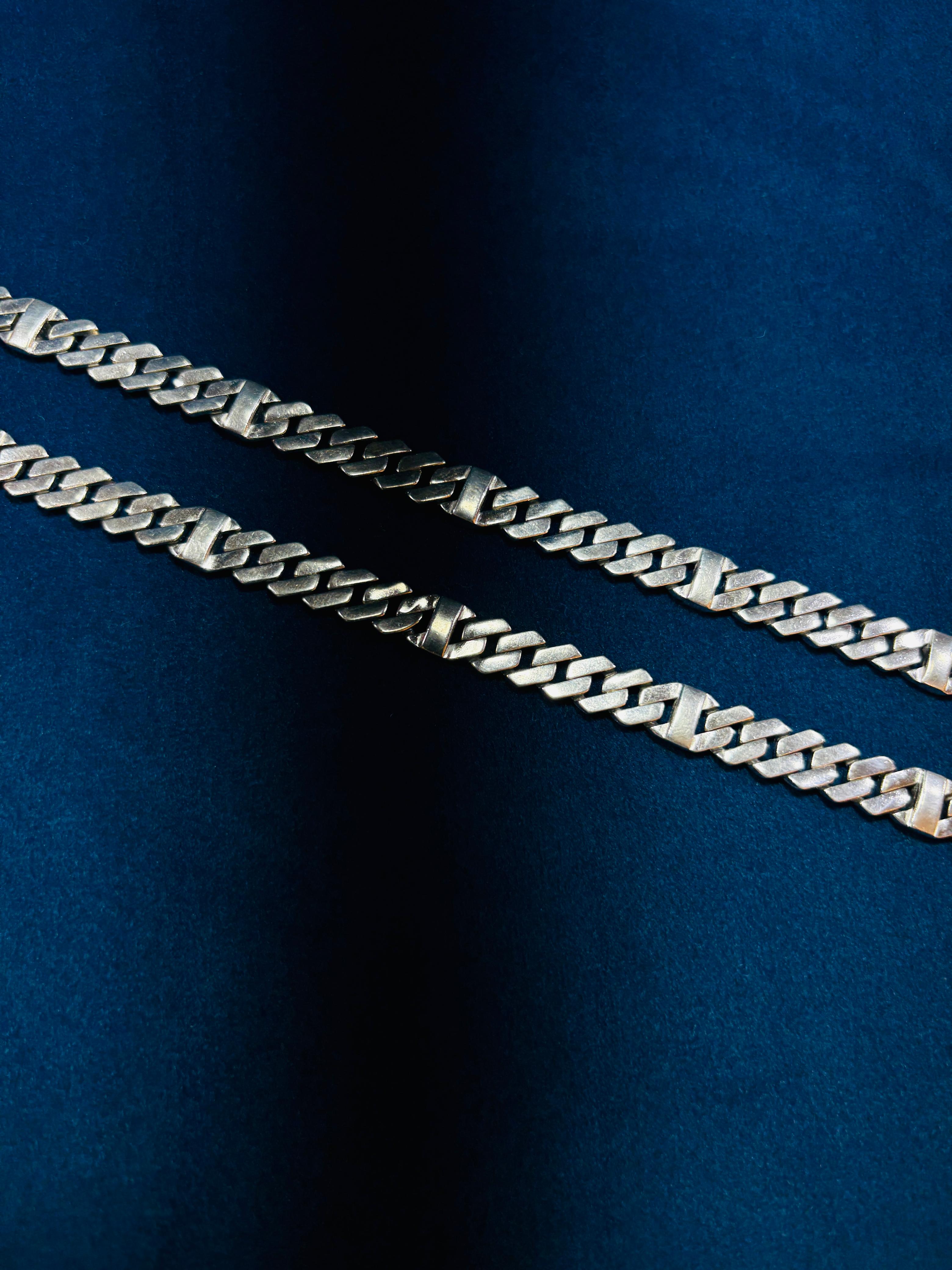 Silver Classic Caribbean Link Chain