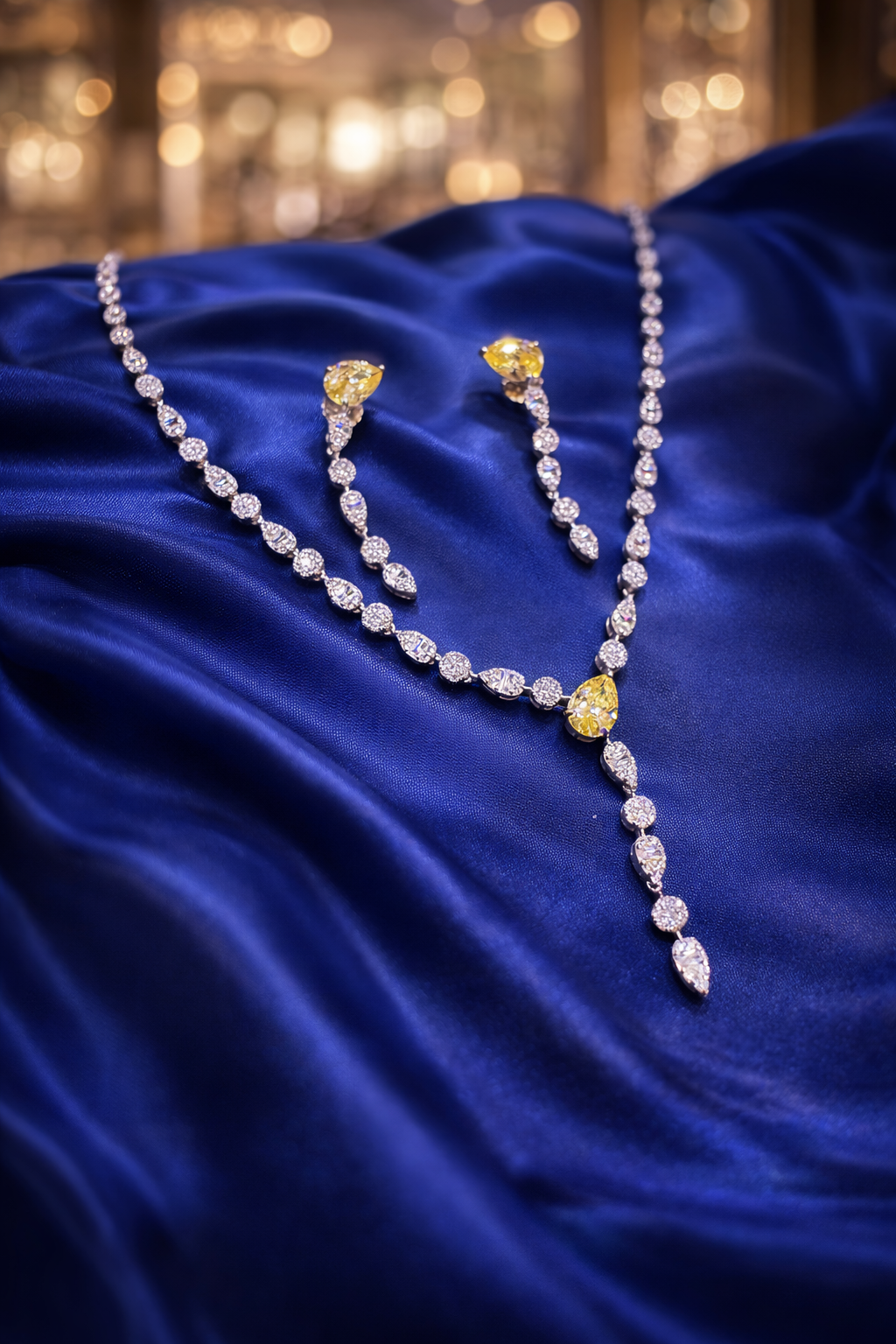 Yellow Radiance Necklace Set