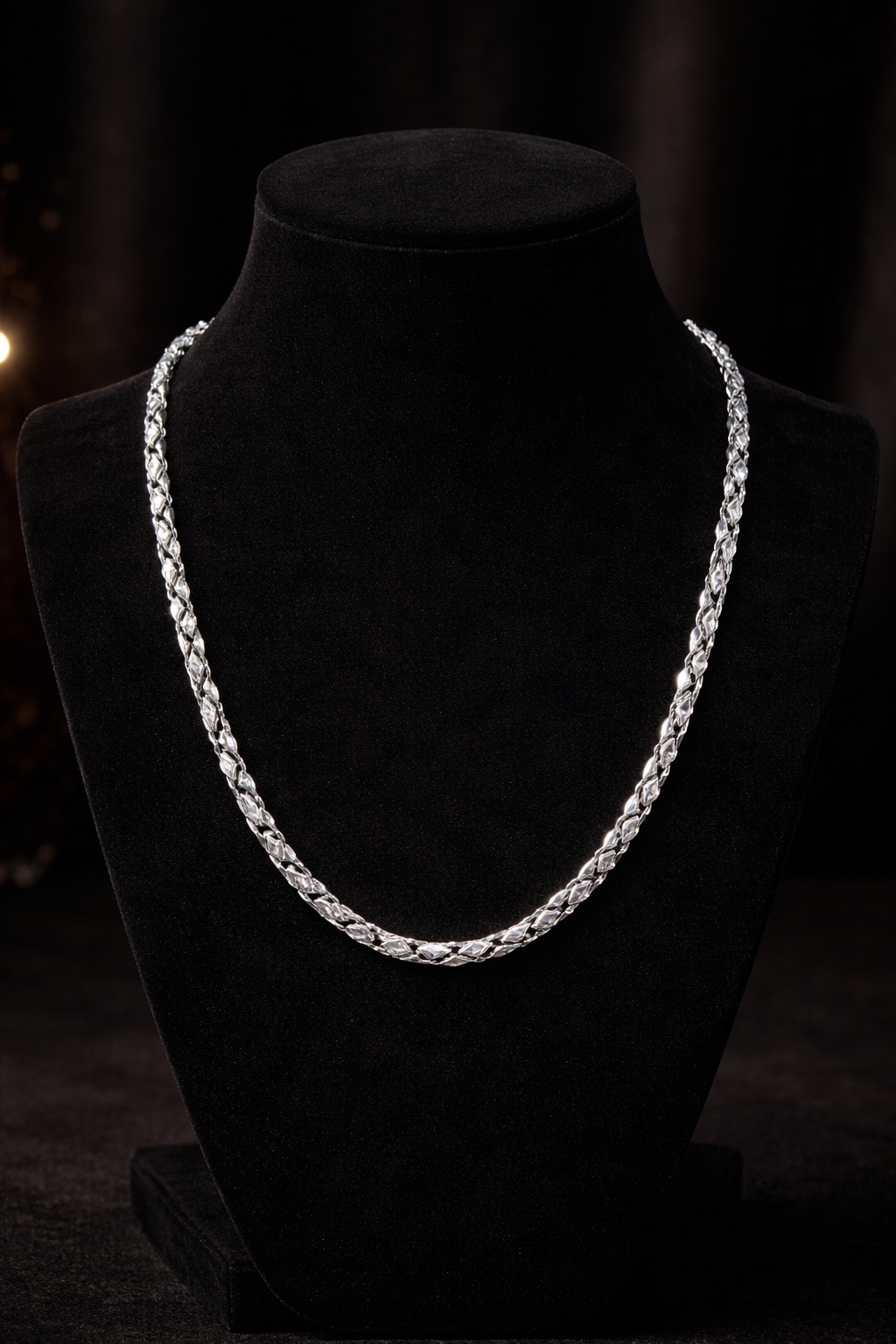 Royal Braided Sterling Chain