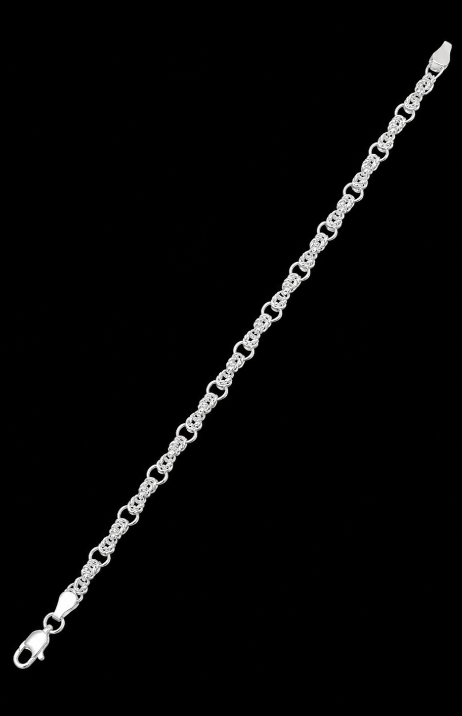 Silver Classic Rope Bracelet