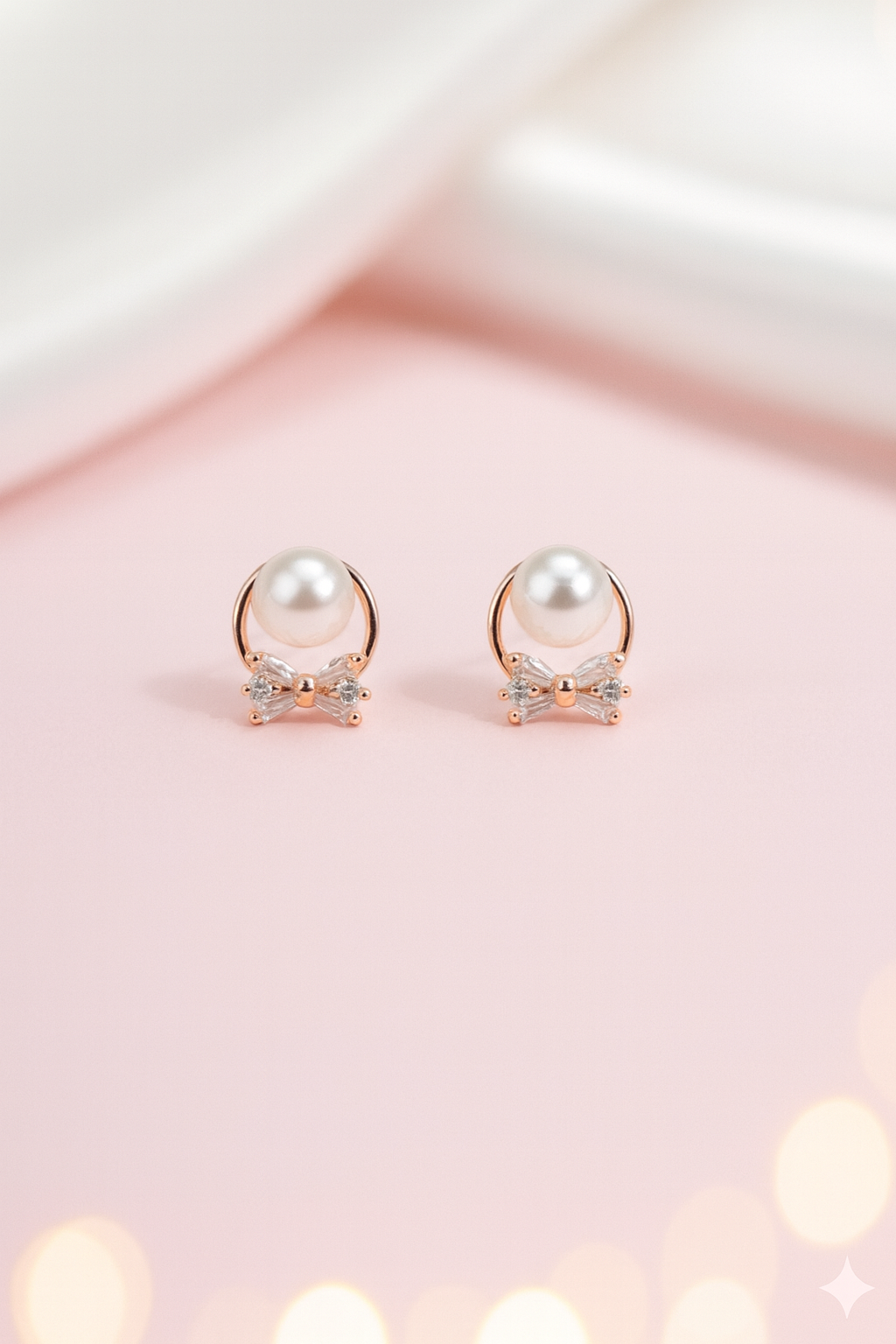 Pearl Bow Charm Tops