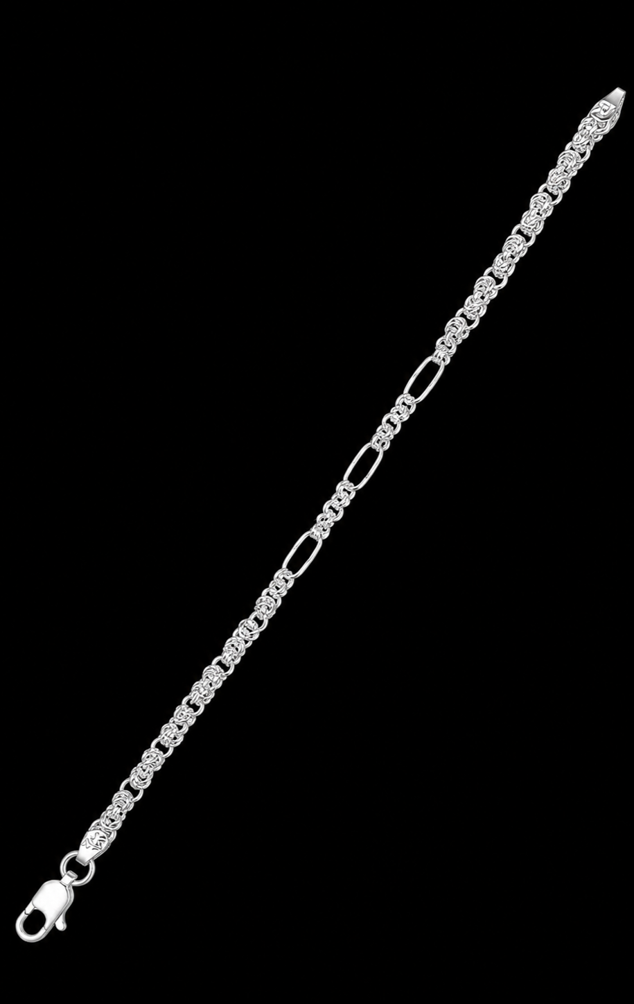 Silver Filigree Link Bracelet