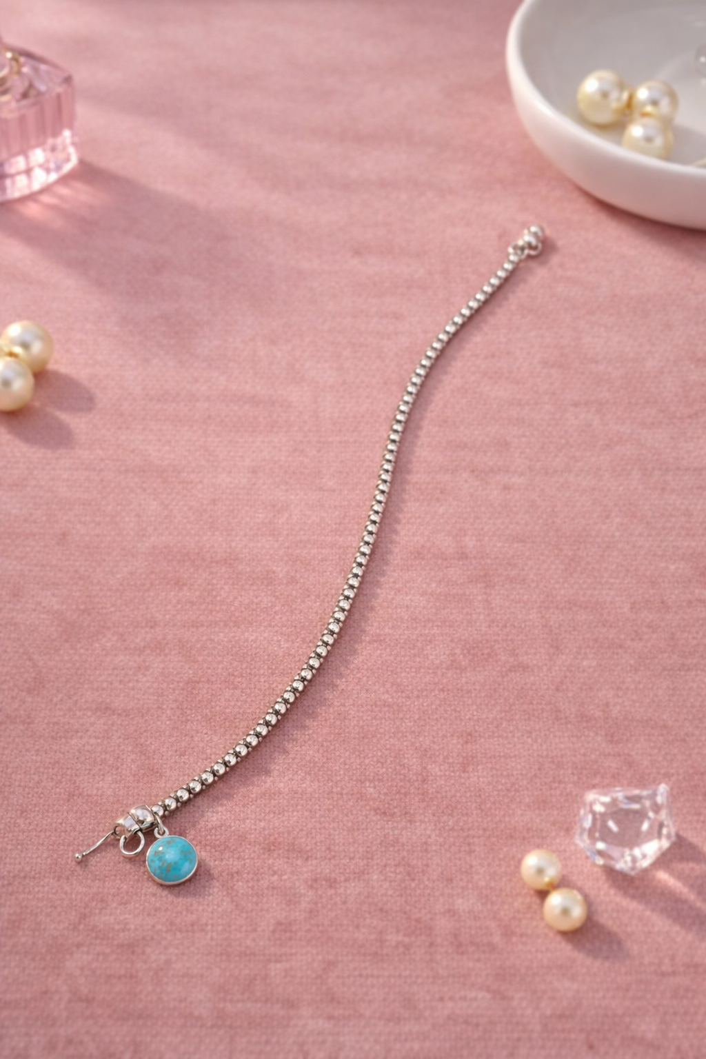 Ocean Drop Silver Bracelet