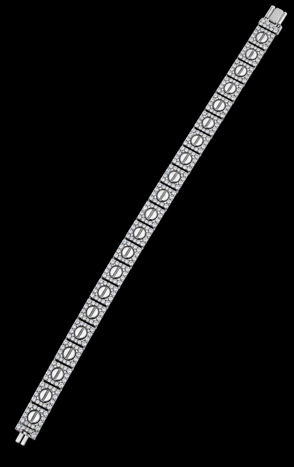 Royal Grid Ice Bracelet