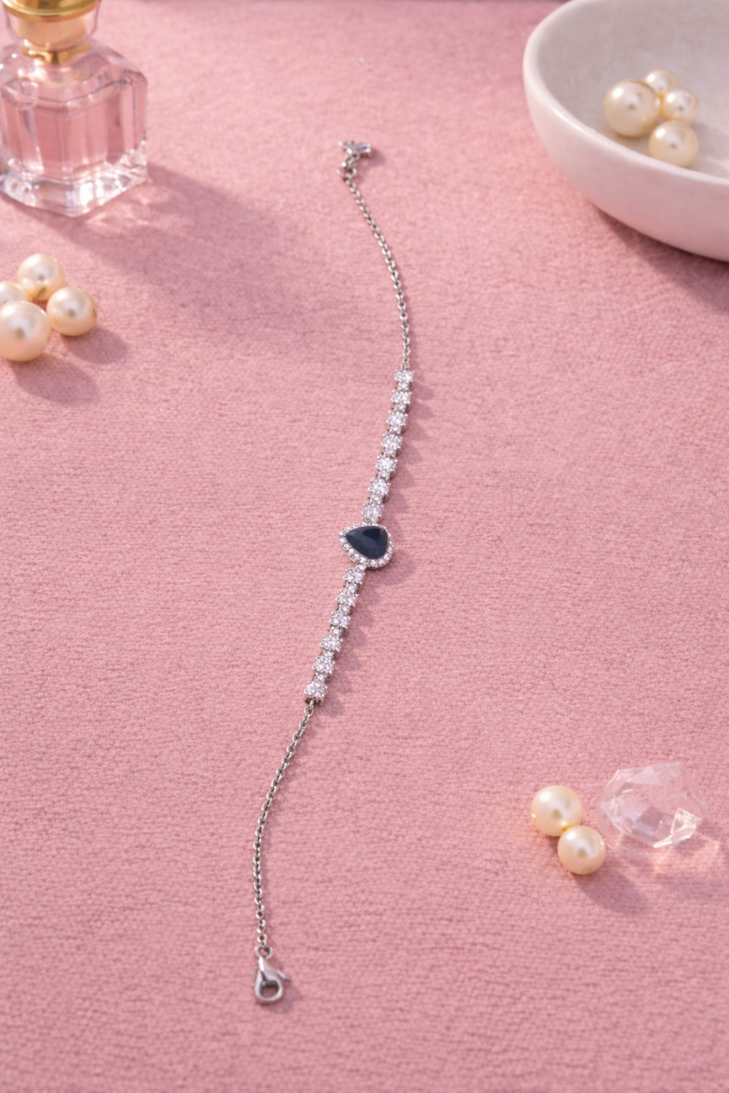 Blue Royale Charm Bracelet