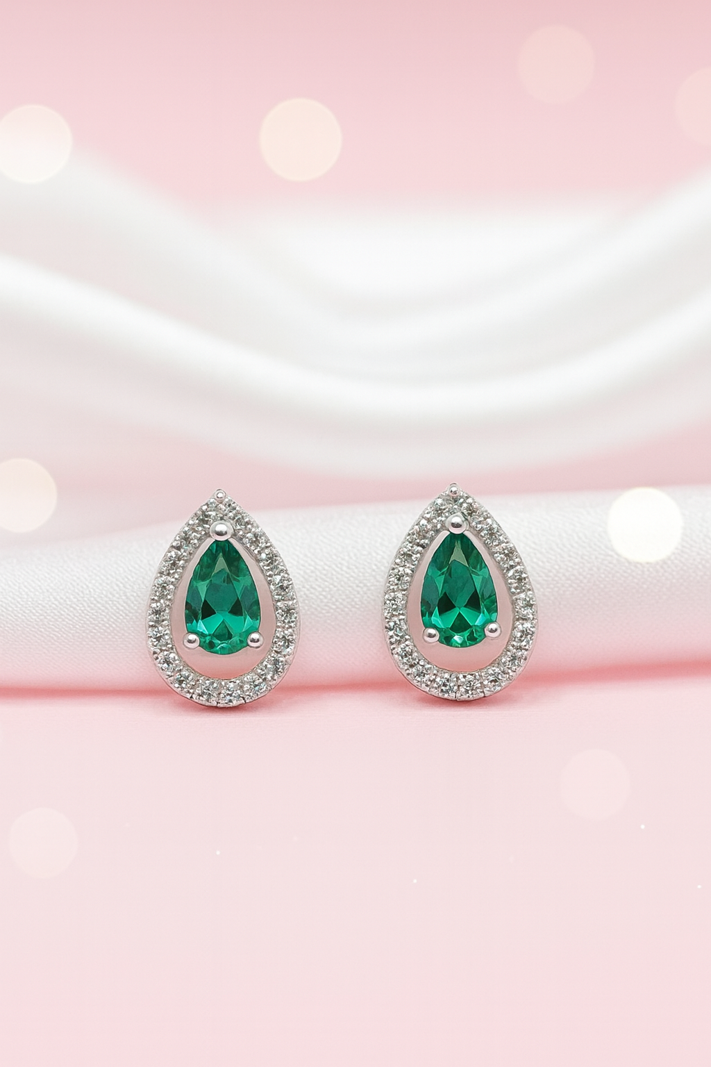 Green Crystal Halo Tops