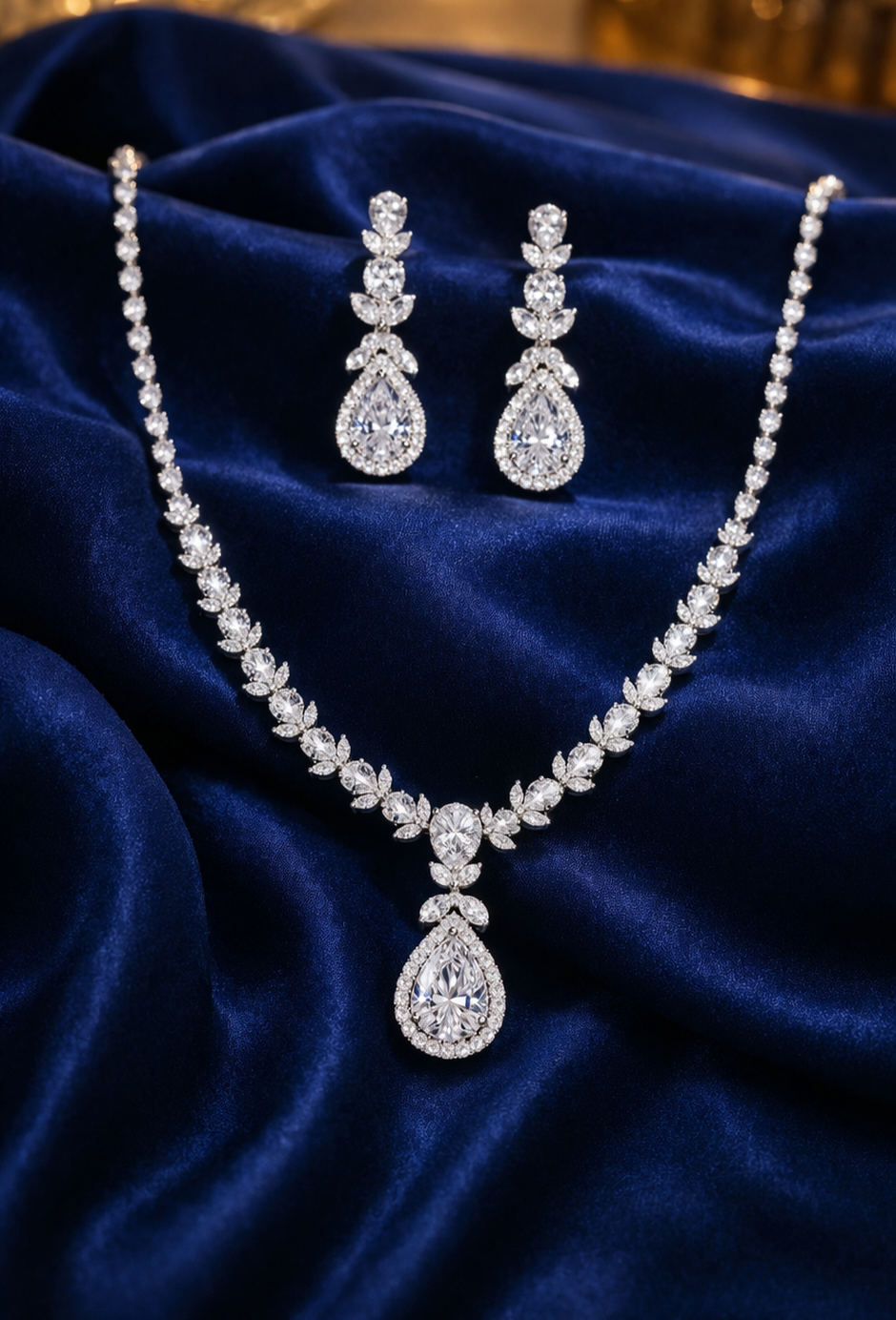 Royal Teardrop Diamond Set