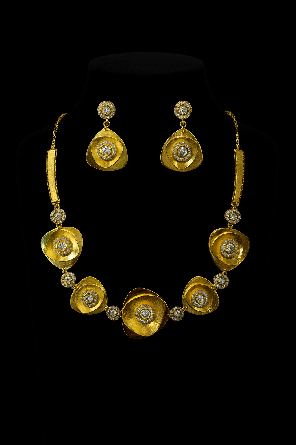 Golden Bloom Halo Set