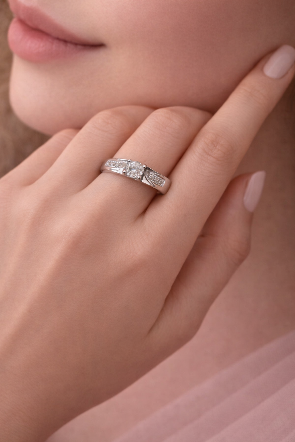 Celeste Diamond Spark Ring