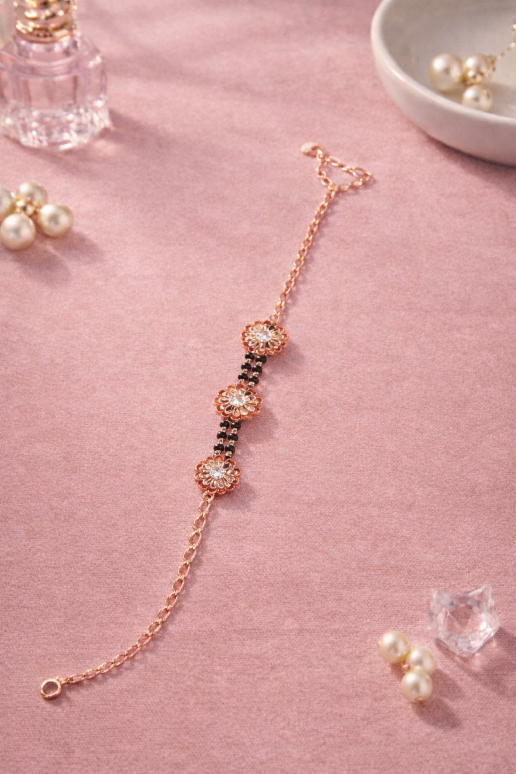 Regal Petal Rose Bracelet