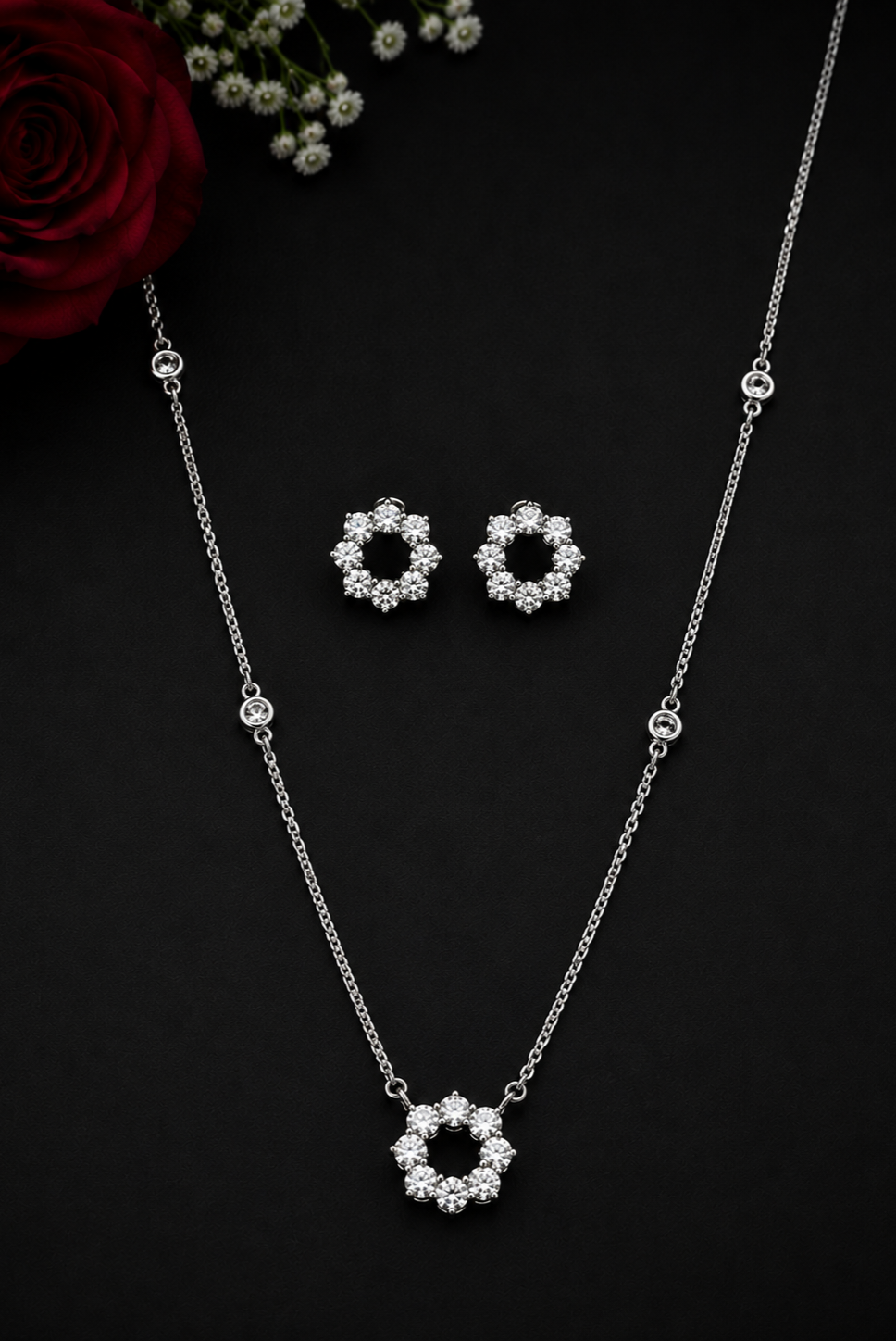Blossom Spark Pendant Set