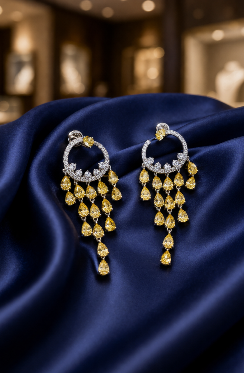 Sunlit Chandelier Earrings