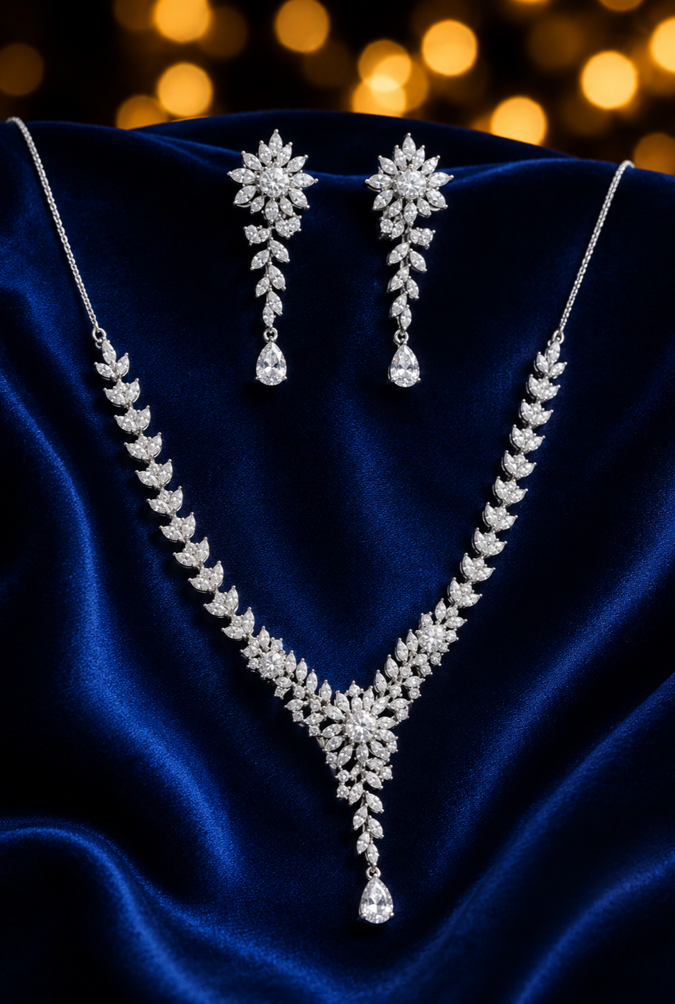 Diamond Blossom Drop Set