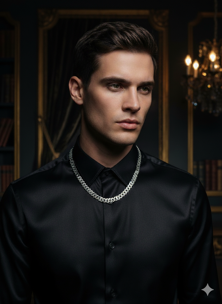 Silver Classic Caribbean Link Chain